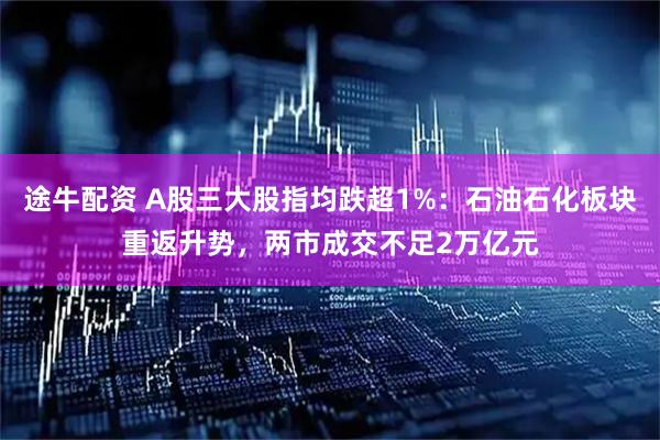 途牛配资 A股三大股指均跌超1%：石油石化板块重返升势，两市成交不足2万亿元