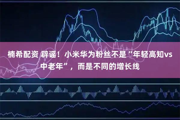 楠希配资 辟谣！小米华为粉丝不是“年轻高知vs中老年”，而是不同的增长线
